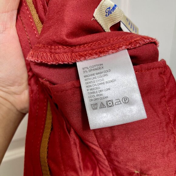 New Tommy Bahama Mens Flat-Front Cotton Shorts Size 30 / 10” Inseam - Picture 7 of 7